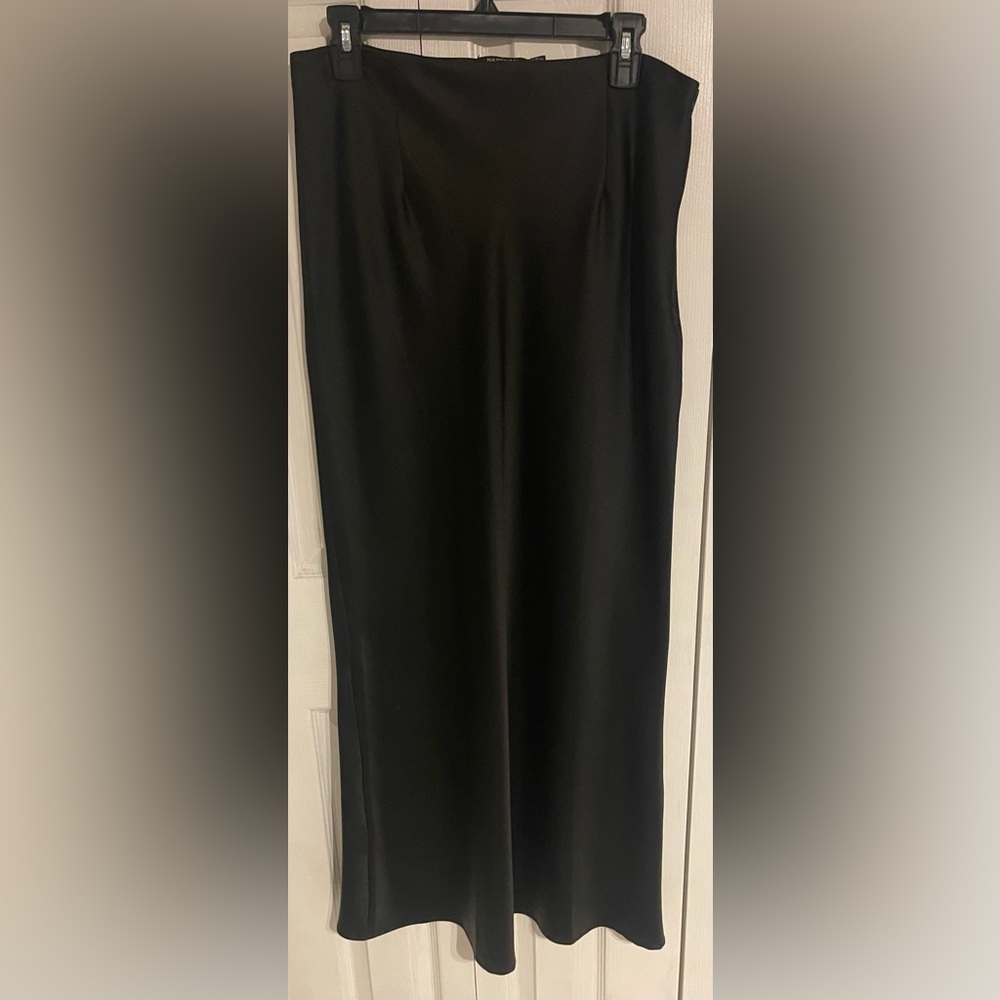 Nasty Gal Sleek Black Pencil Skirt